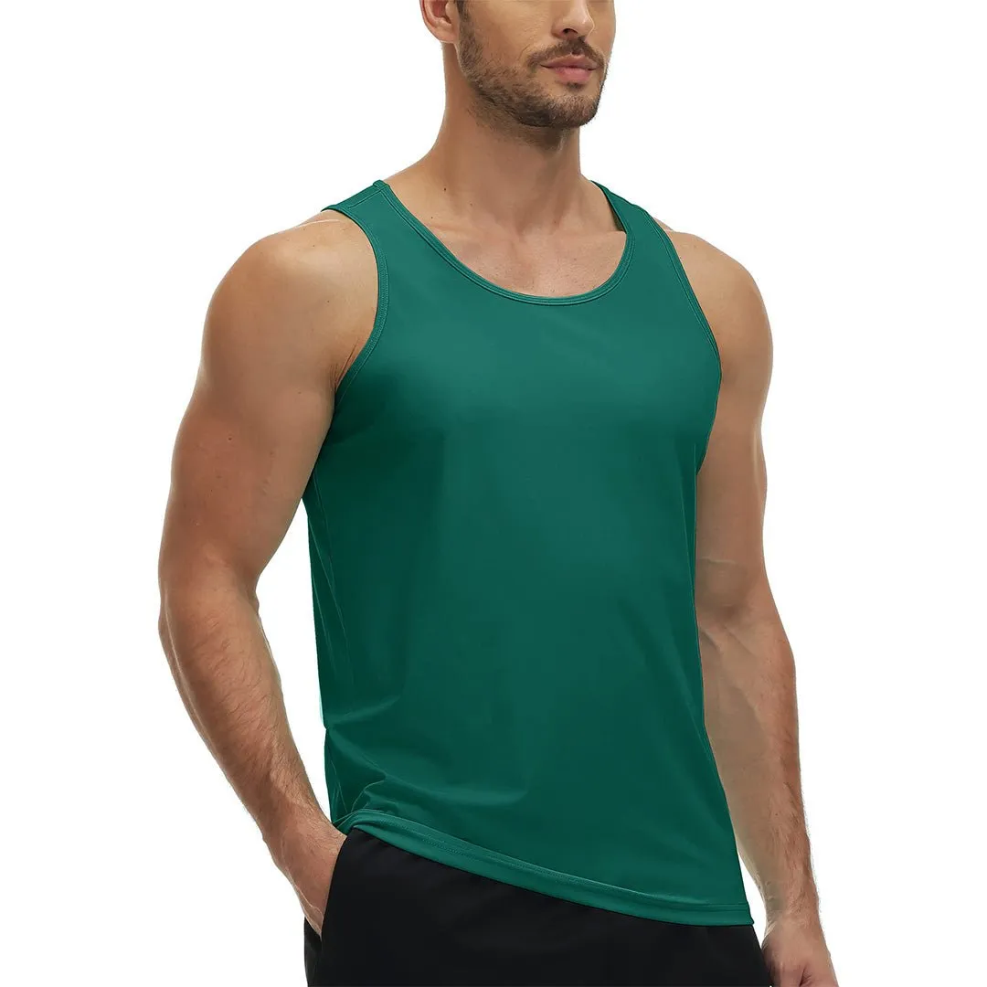 Men's UPF 50  Quick Dry Lightweight Running Tank Halter Tops
