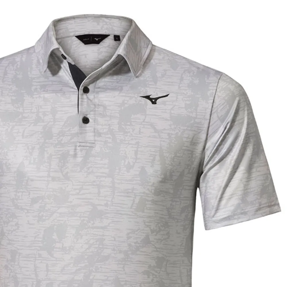 Mizuno Quick Dry Hazard Polo Shirt - Light Grey