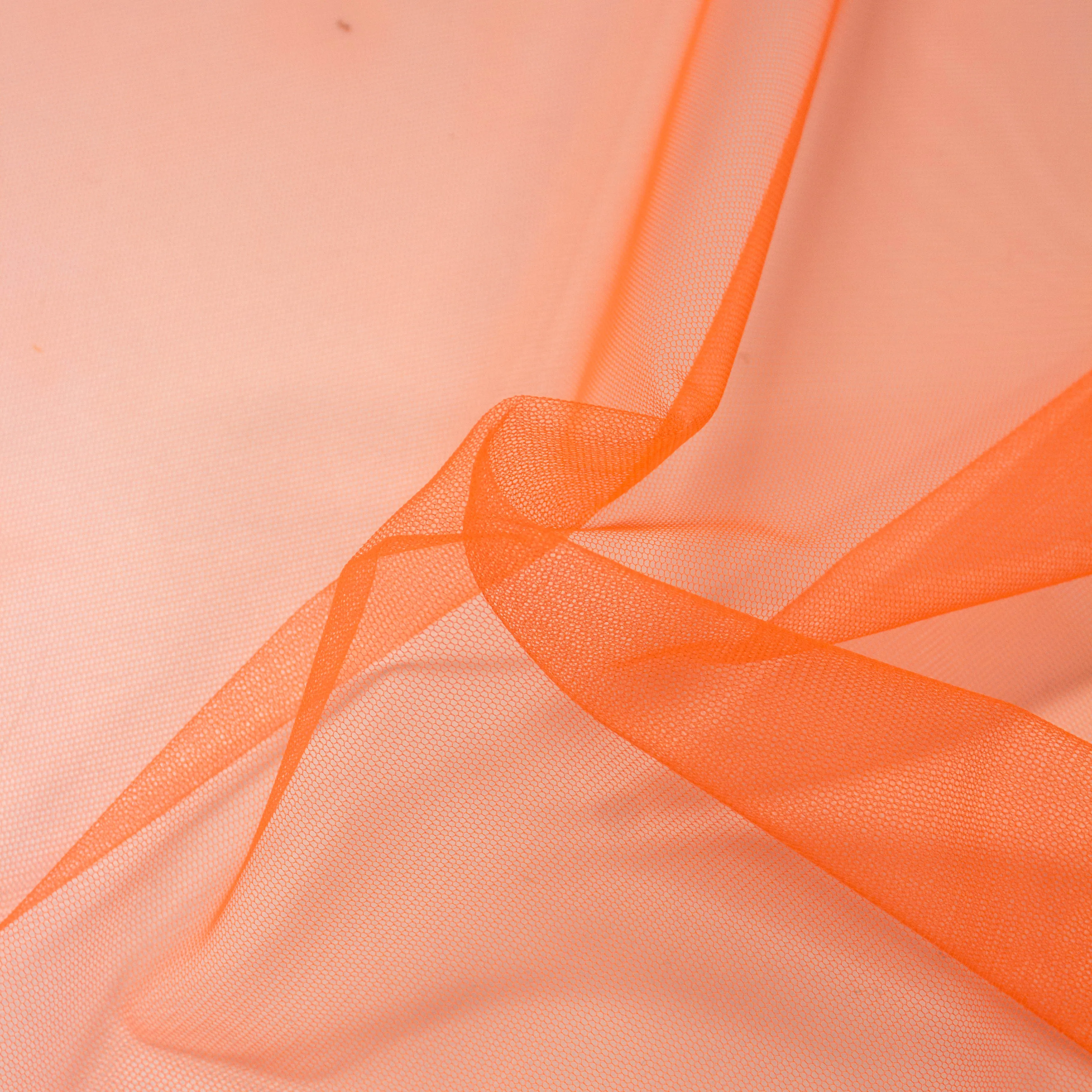 Mylan Neon Orange Polyamide Tulle