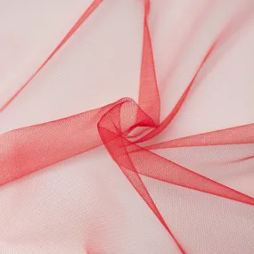 Nean Red Polyester Tulle