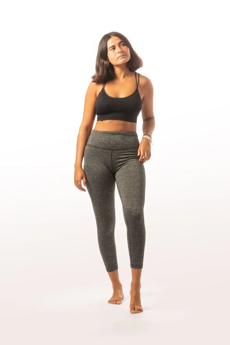 Performance Legging Pants With P-Charcoal Grey