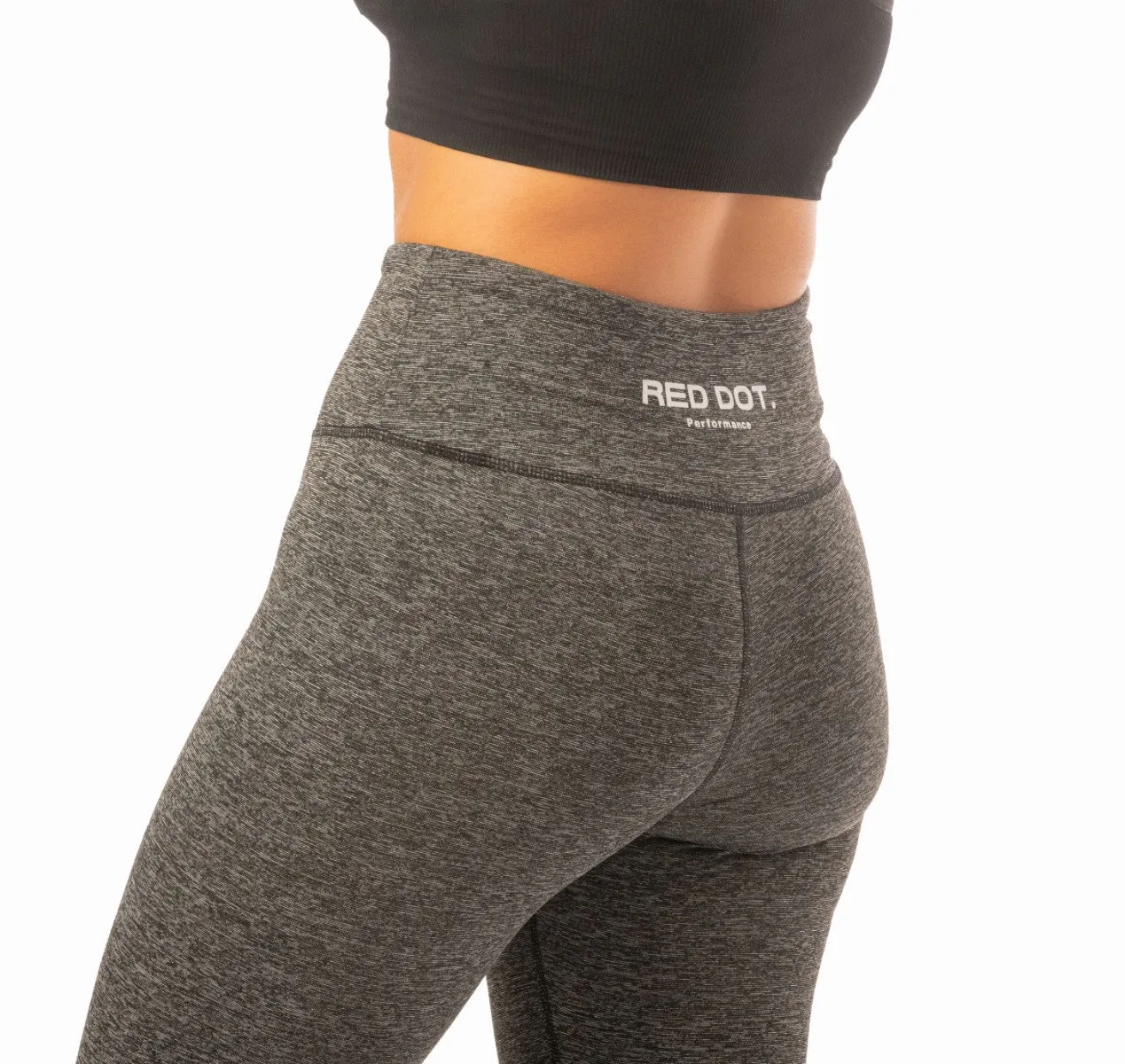 Performance Legging Pants With P-Charcoal Grey