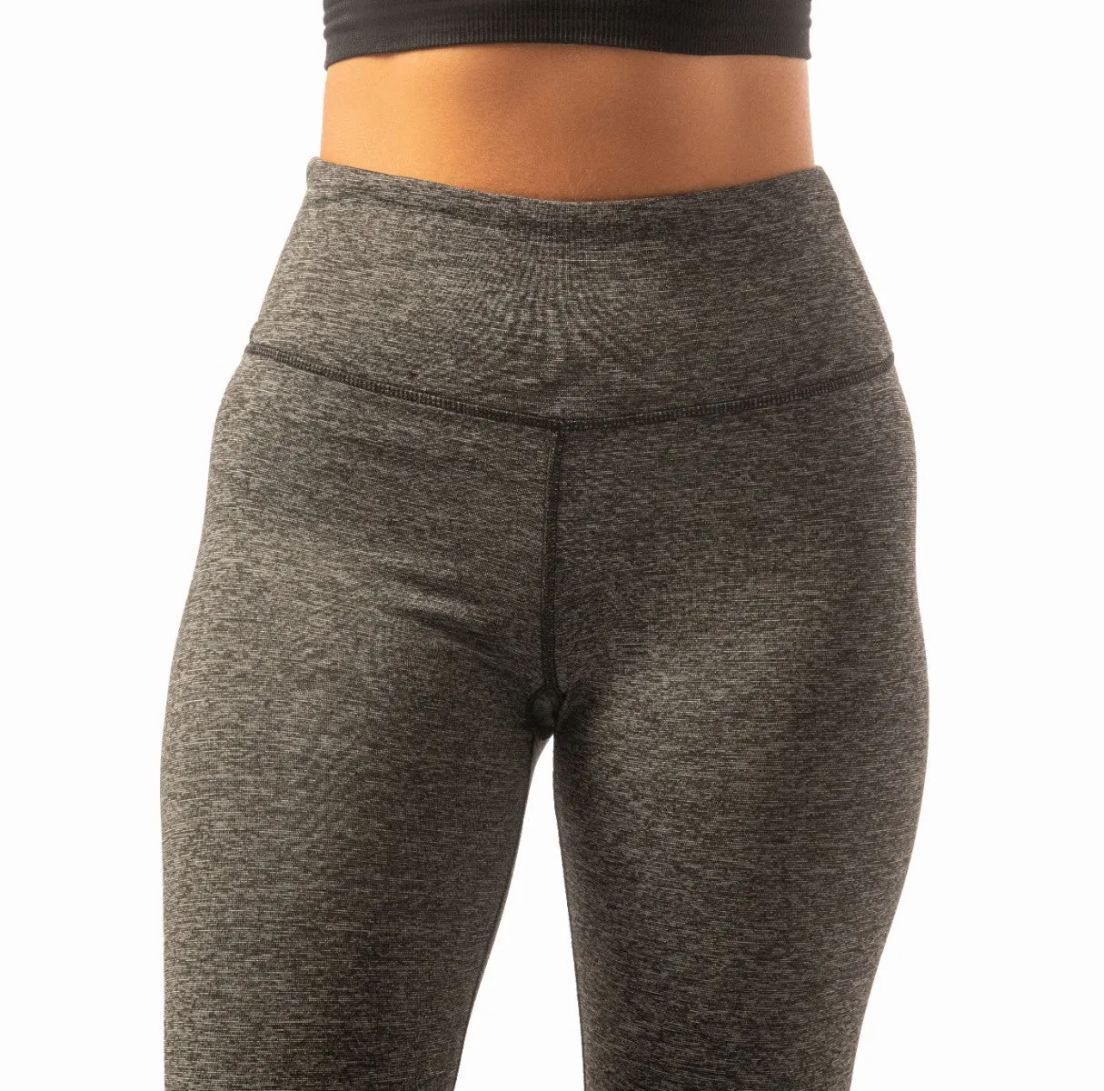 Performance Legging Pants With P-Charcoal Grey