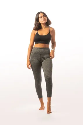 Performance Legging Pants With P-Charcoal Grey