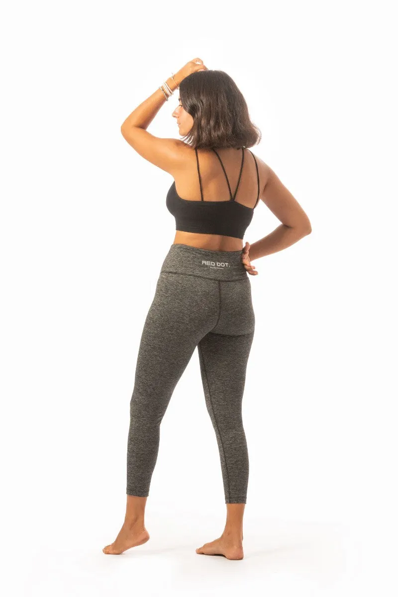 Performance Legging Pants With P-Charcoal Grey
