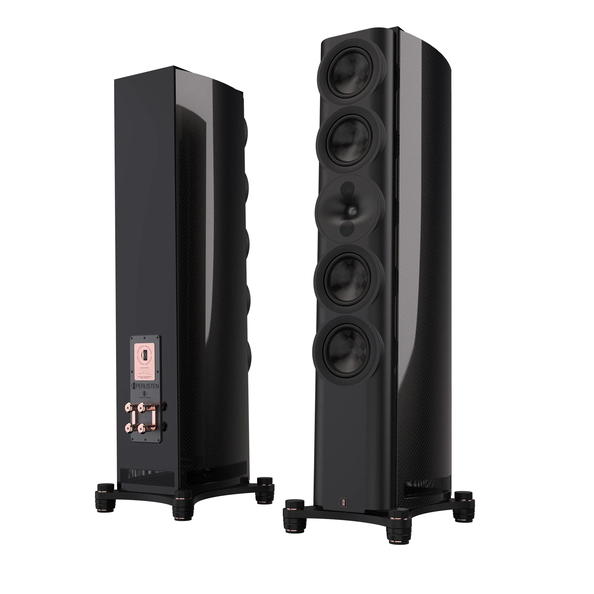 PERLISTEN Audio S7T Limited Edition Carbon Fibre Tower Speakers