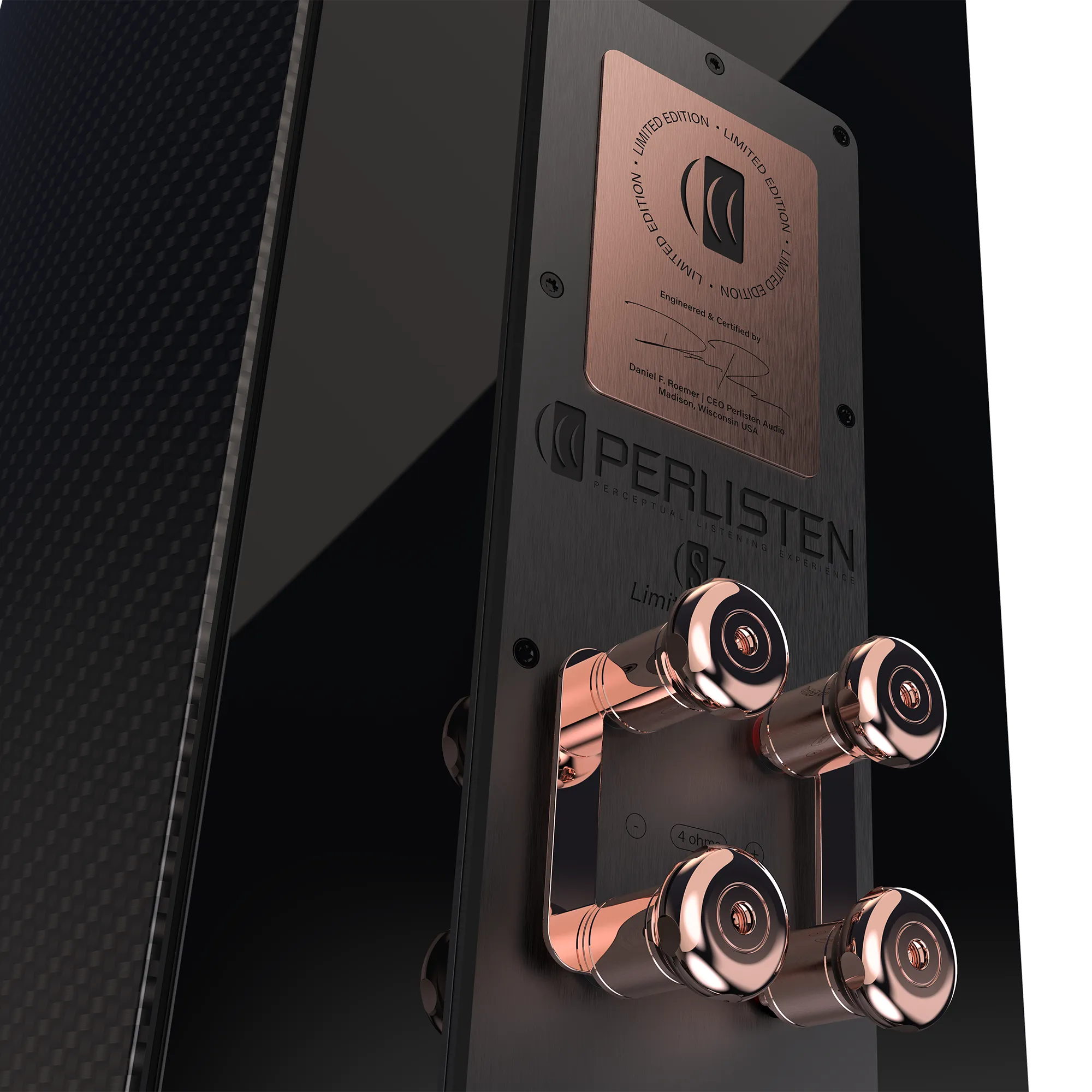 PERLISTEN Audio S7T Limited Edition Carbon Fibre Tower Speakers