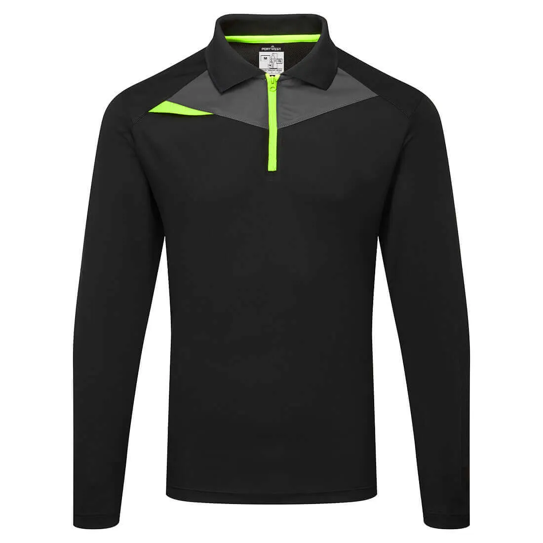 Portwest DX414 DX4 Long Sleeved Quick Dry Wicking Polo Shirt