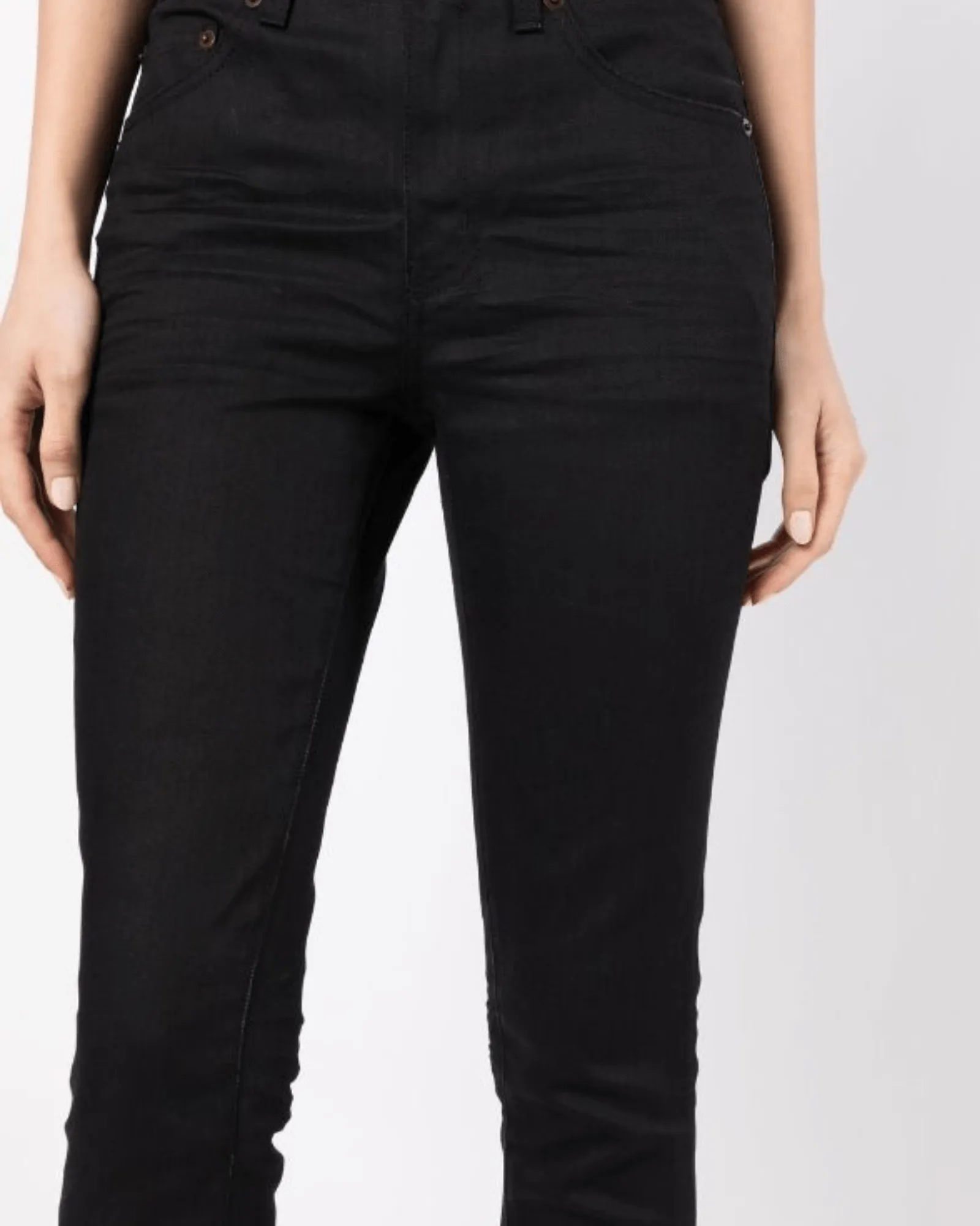Saint Laurent Mid-Rise Skinny Jeans