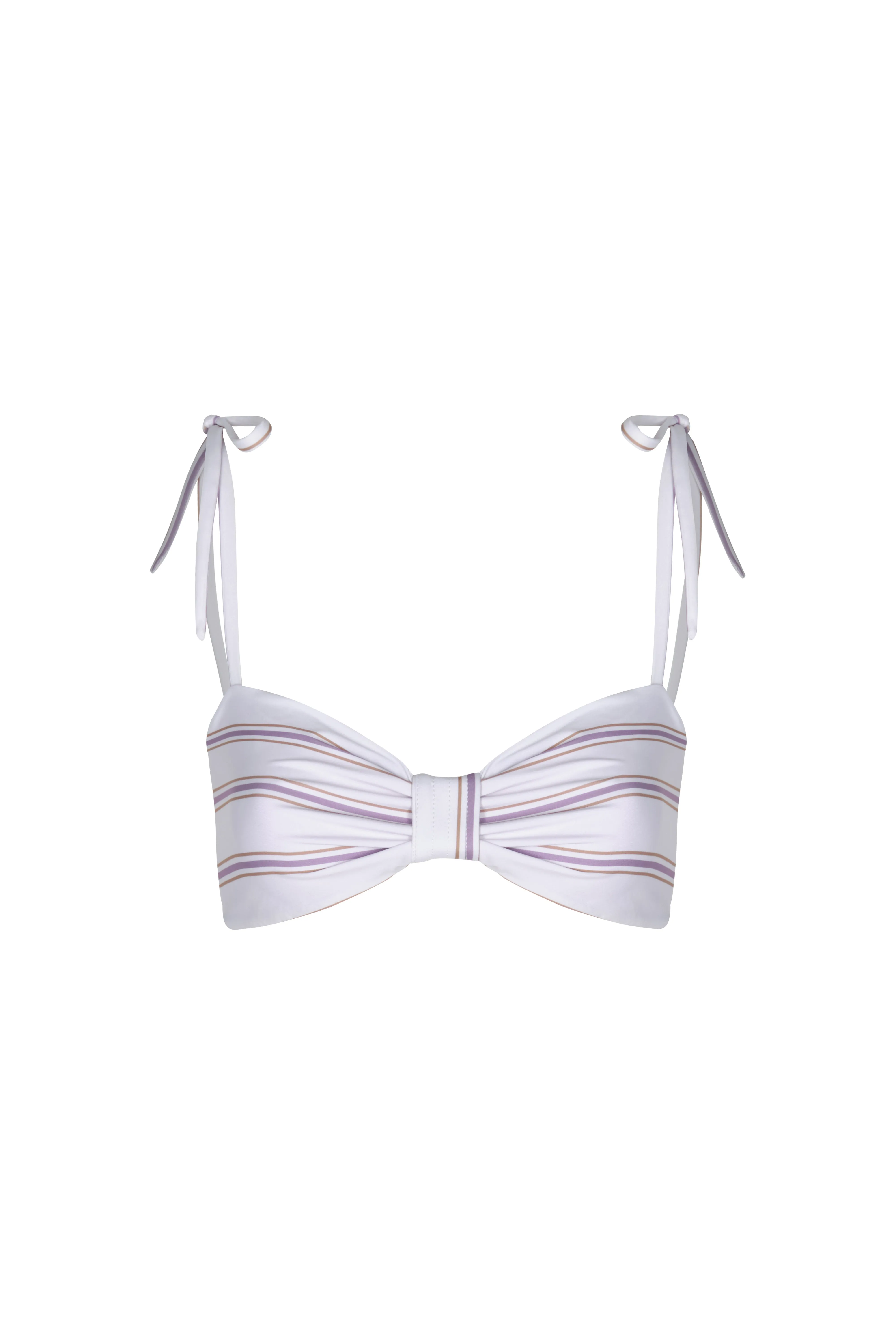 San Miguel Top / Lilac Stripes