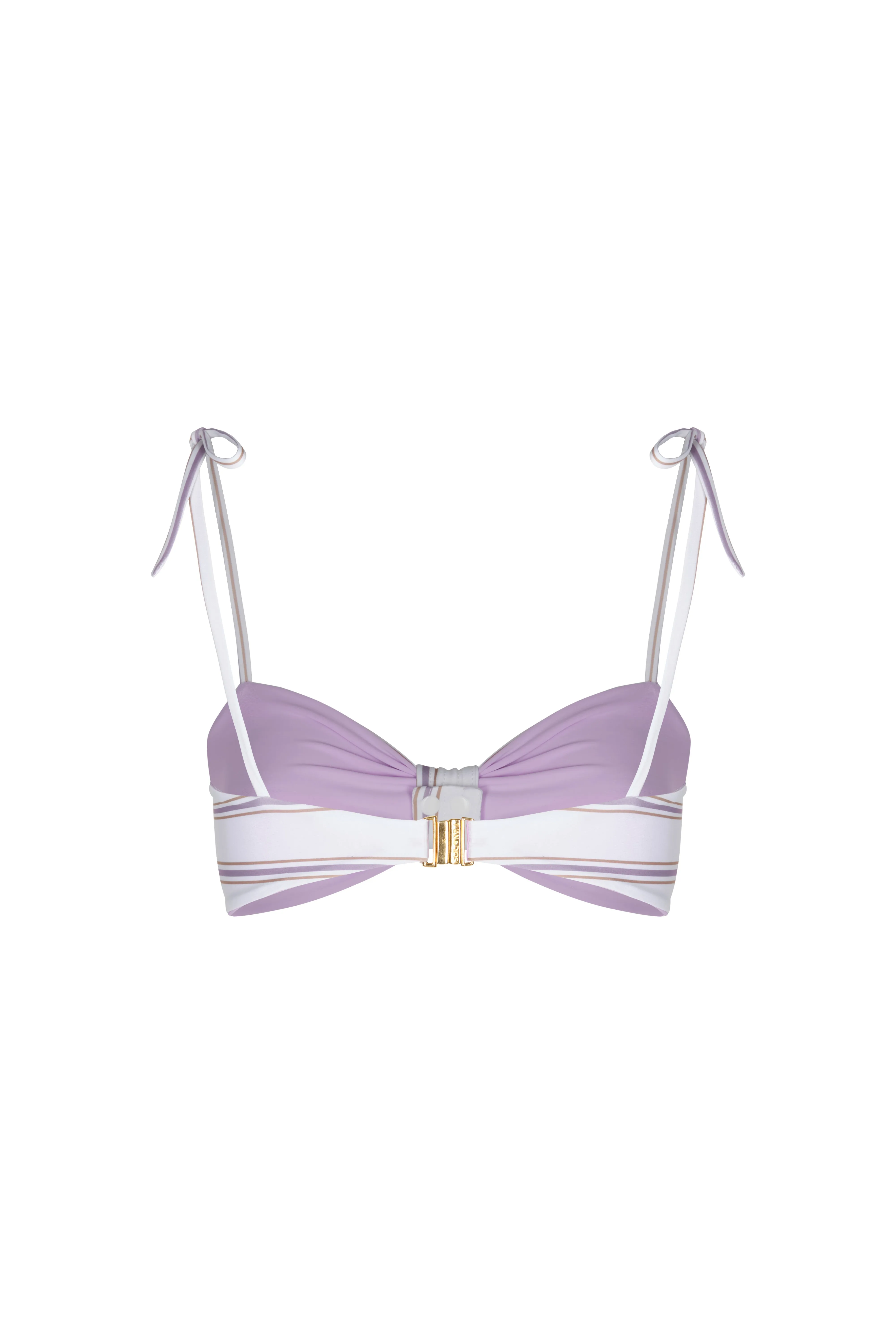 San Miguel Top / Lilac Stripes