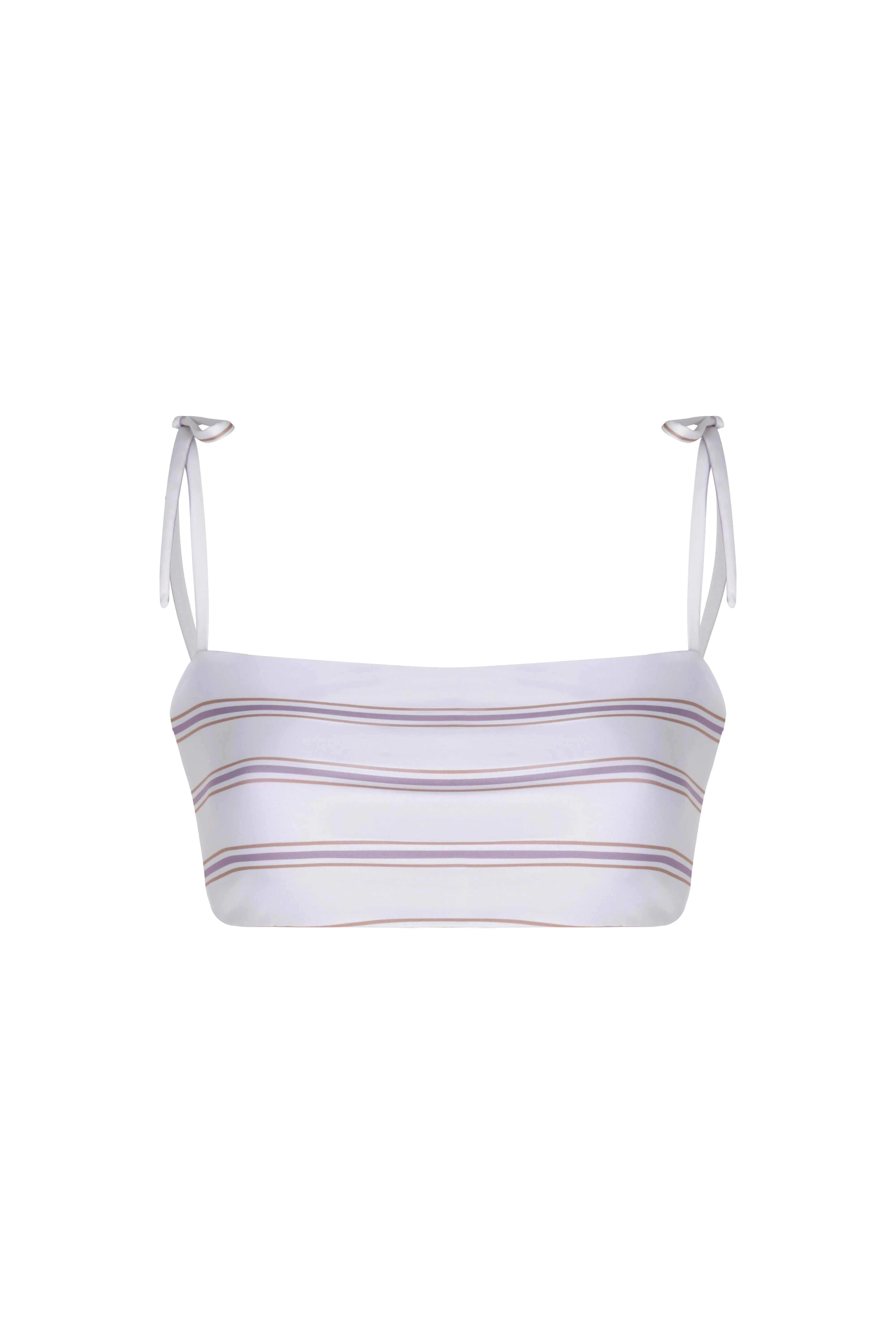 San Miguel Top / Lilac Stripes