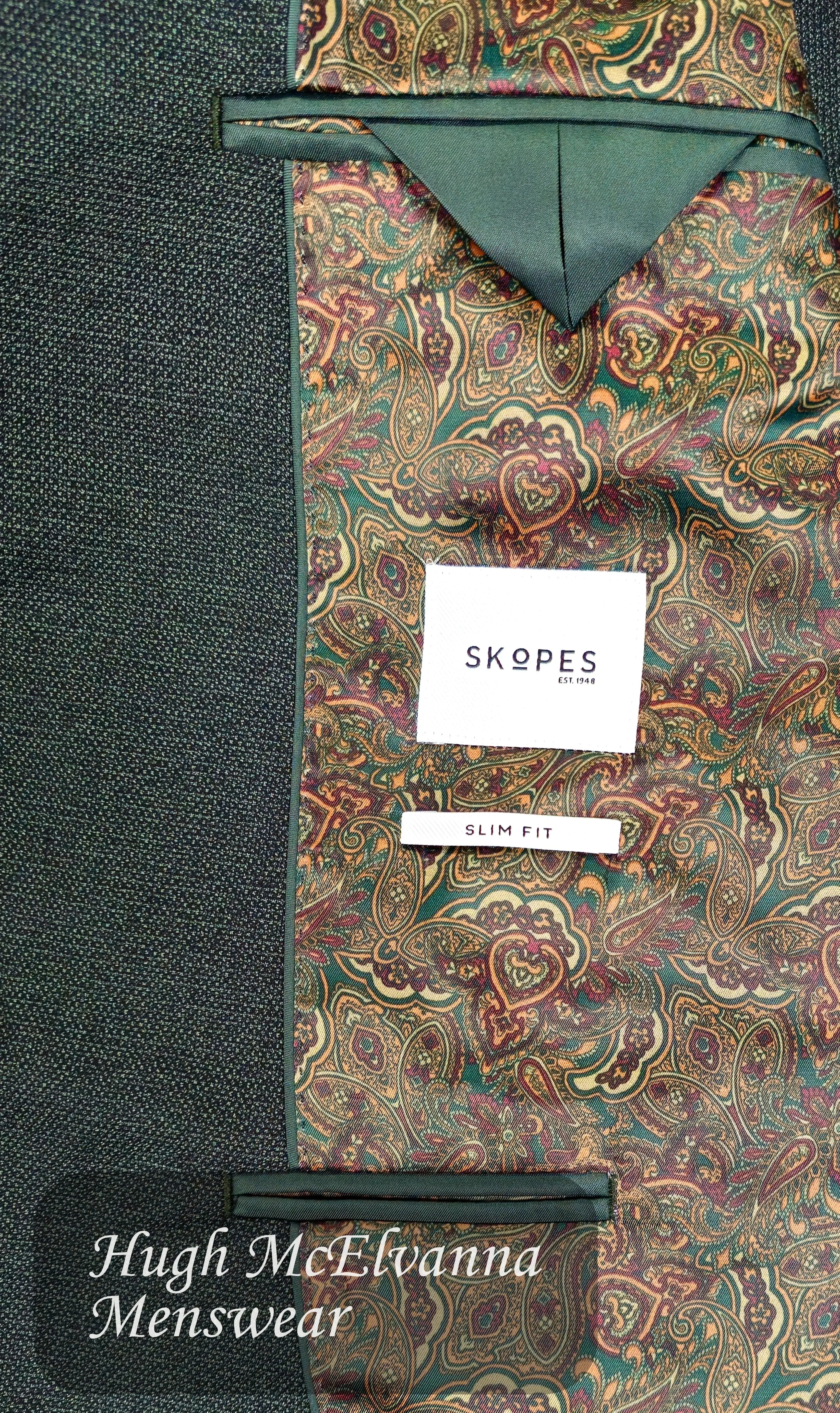 Skopes Green 3Pc. Harcourt Suit