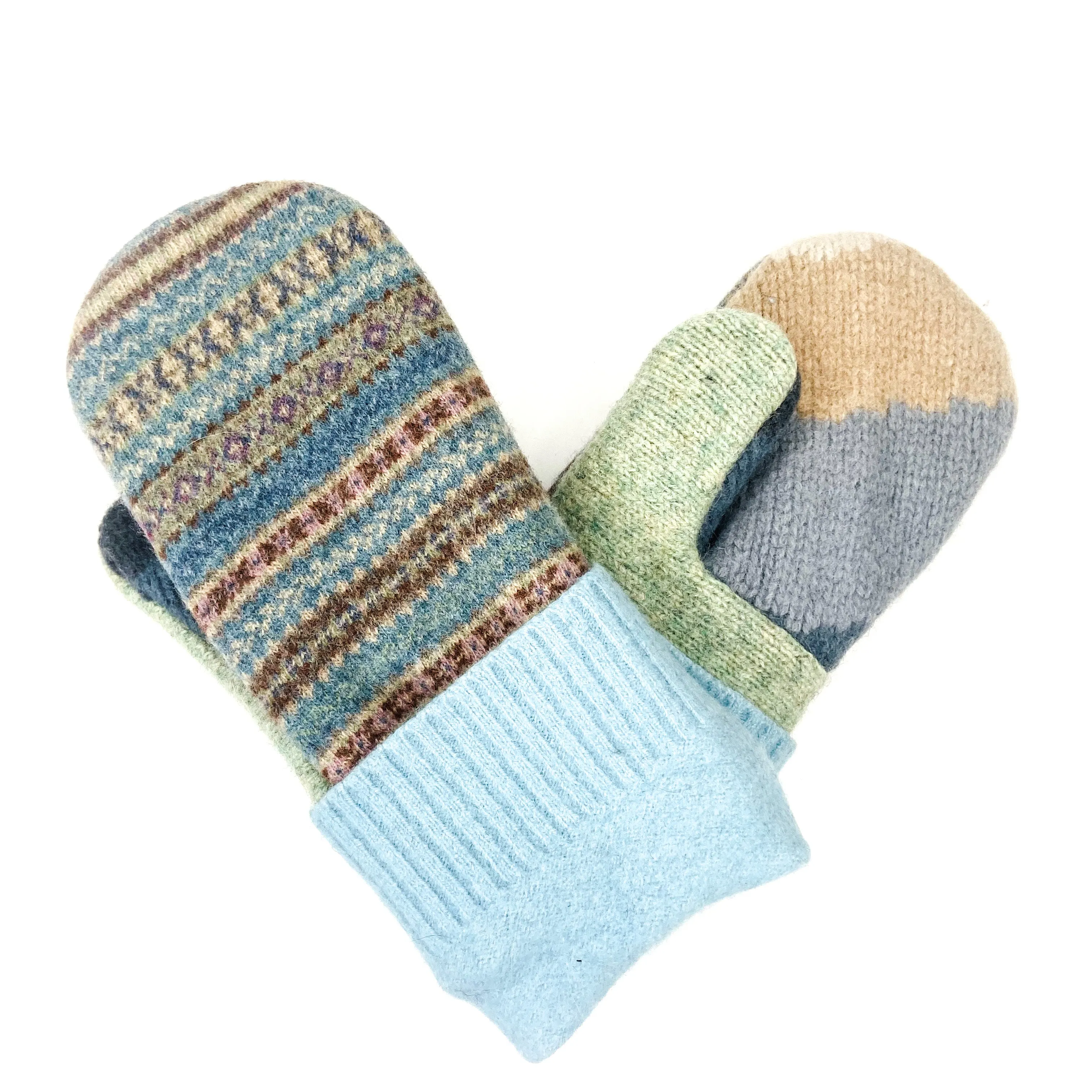 Small Adult Mittens | Something Blue