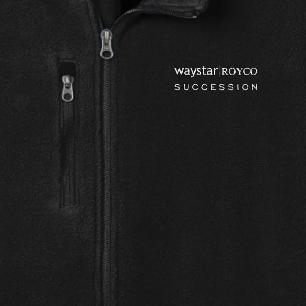 Succession Waystar Royco Embroidered Fleece Vest