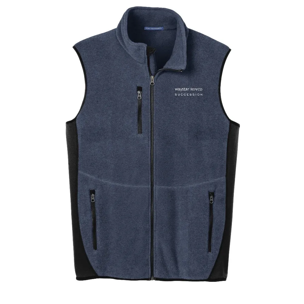 Succession Waystar Royco Embroidered Fleece Vest