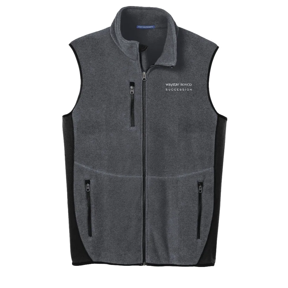 Succession Waystar Royco Embroidered Fleece Vest