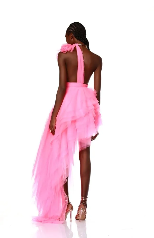 Taraji Neon Pink Gown