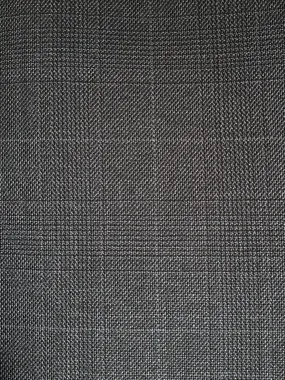 Ted Baker 'Elegan' Prince Of Wales Check Flat Front Modern Fit Wool Trouser - Charcoal