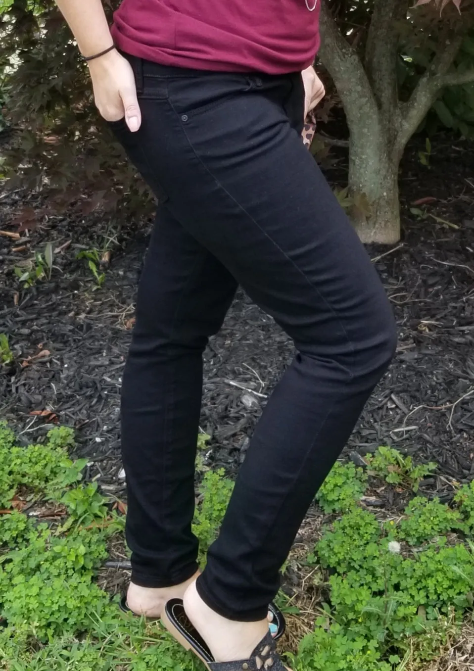 The Skye Black Skinny Jean