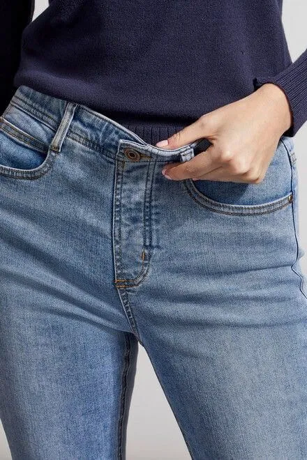 Tribal Audrey Icon Fit Pull On Jean in Light Vintage