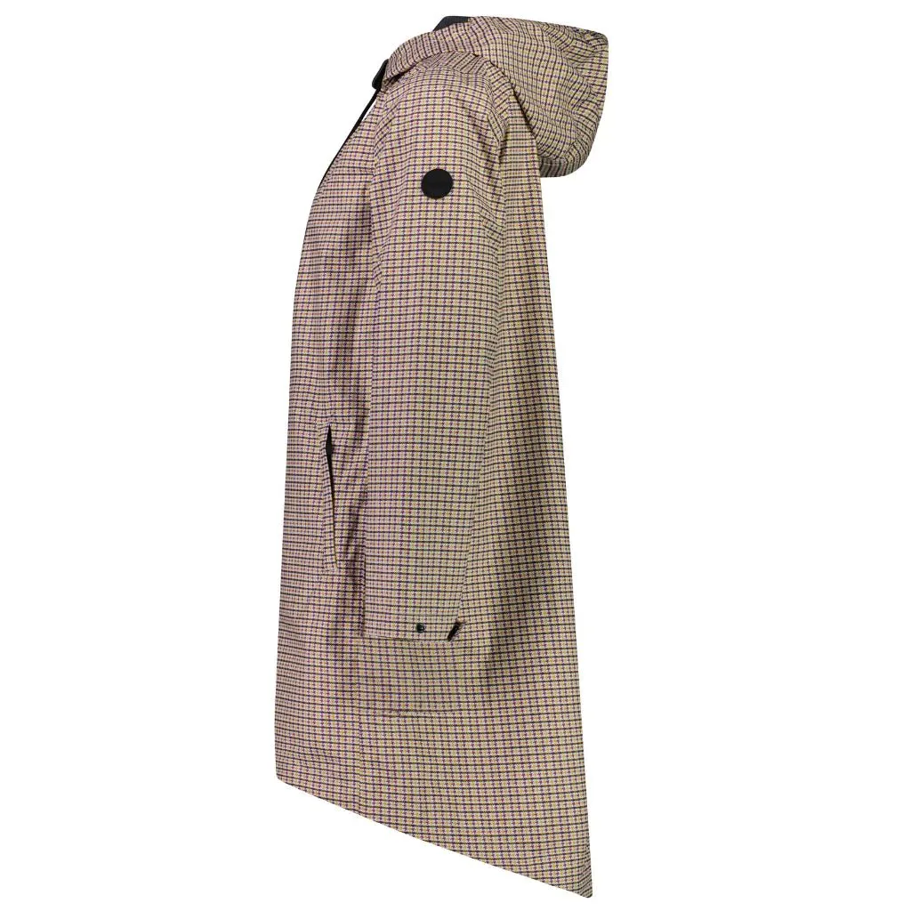 Ultra Lightweight Debbie Raincoat | Multi Houndstooth