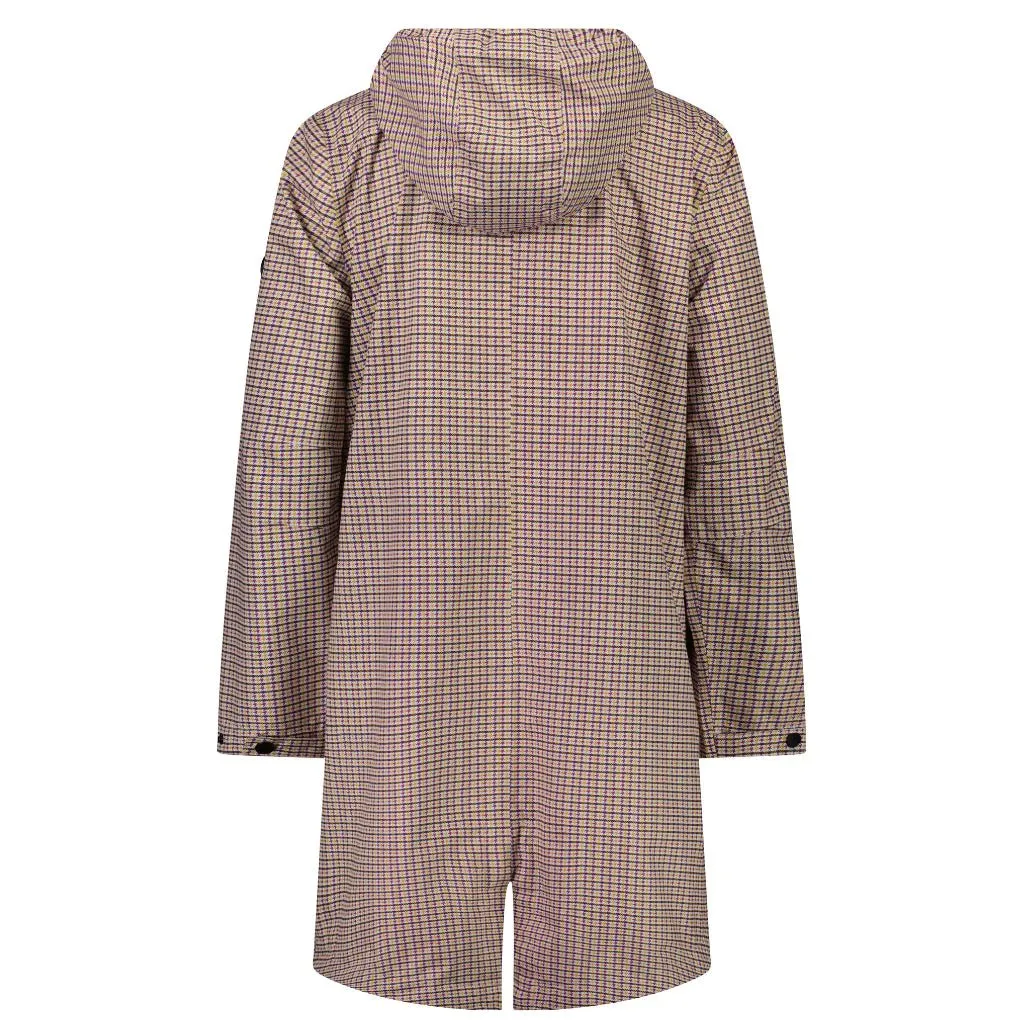 Ultra Lightweight Debbie Raincoat | Multi Houndstooth