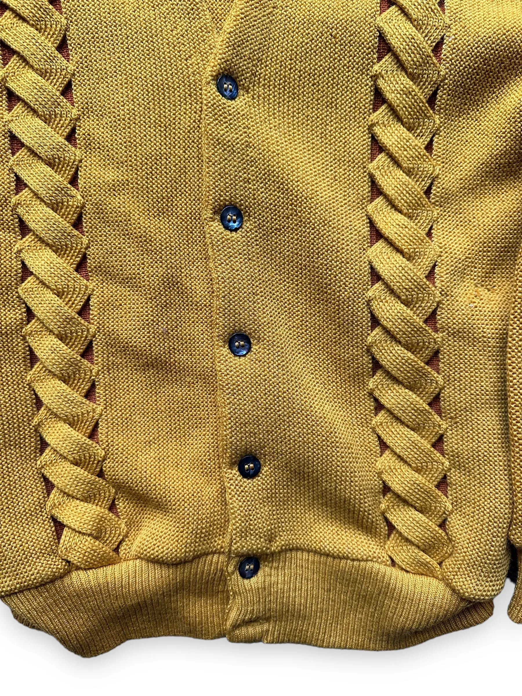 Vintage Seattle Knitting Mills Golden Double Helix Wool Sweater SZ M |  Vintage Cardigan Sweaters Seattle | Barn Owl Vintage Seattle
