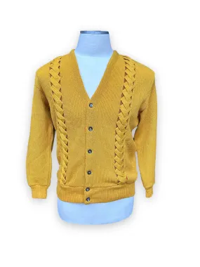 Vintage Seattle Knitting Mills Golden Double Helix Wool Sweater SZ M |  Vintage Cardigan Sweaters Seattle | Barn Owl Vintage Seattle