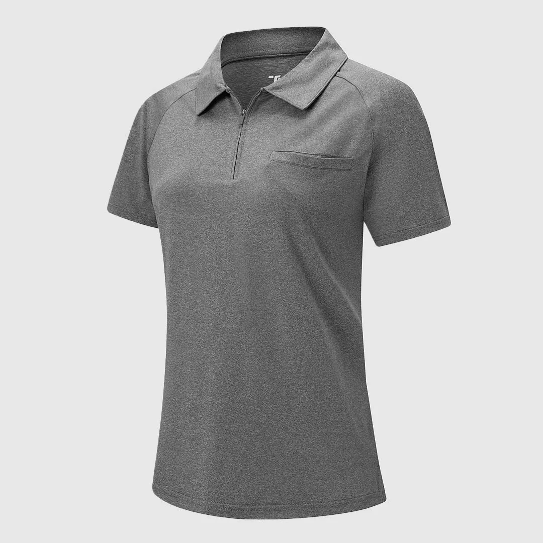 Women's 1/4 Zip  Golf & Tennis Polo Shirts