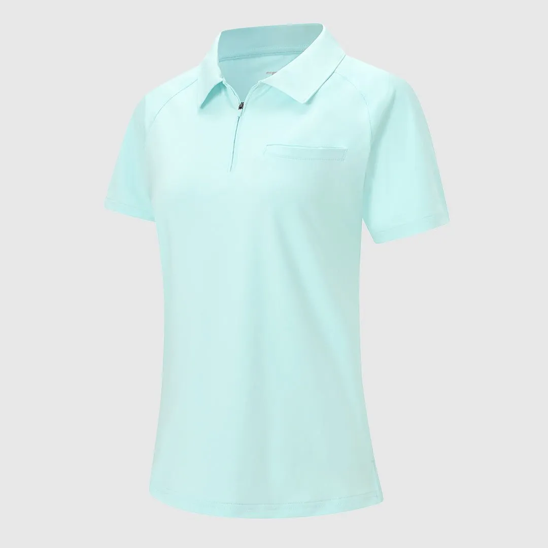 Women's 1/4 Zip  Golf & Tennis Polo Shirts