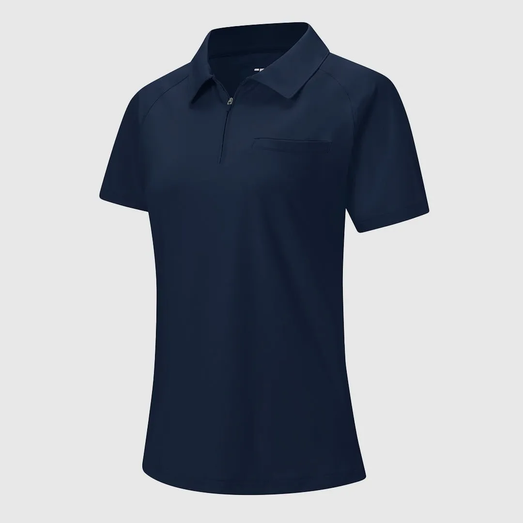 Women's 1/4 Zip  Golf & Tennis Polo Shirts