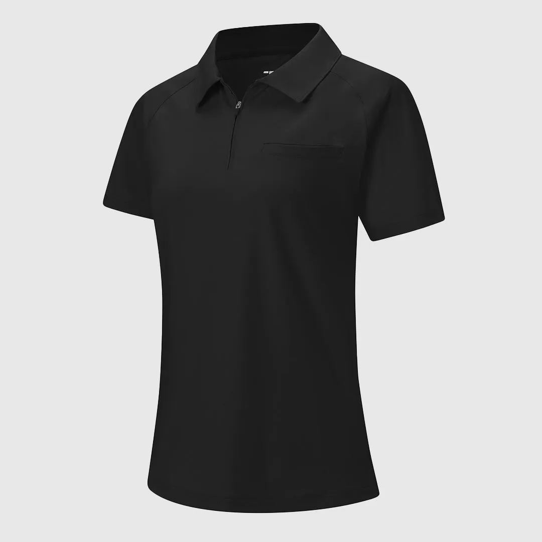 Women's 1/4 Zip  Golf & Tennis Polo Shirts