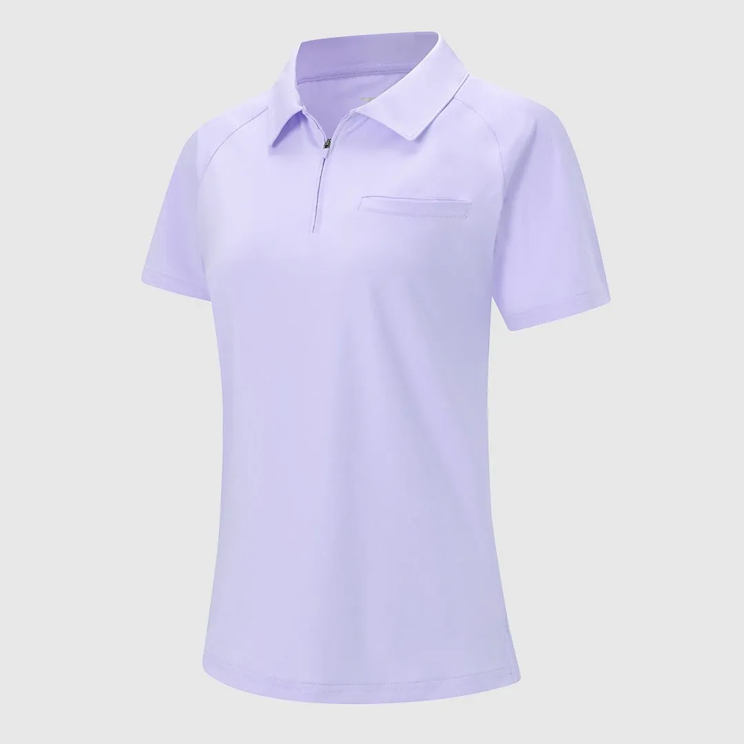 Women's 1/4 Zip  Golf & Tennis Polo Shirts