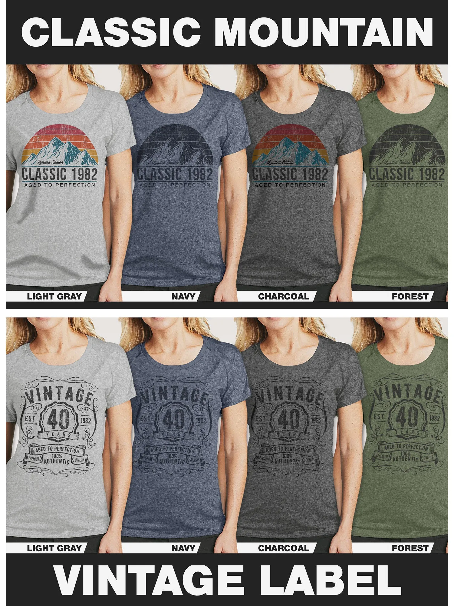 Women's 40th Birthday T-Shirts