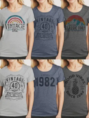 Women's 40th Birthday T-Shirts