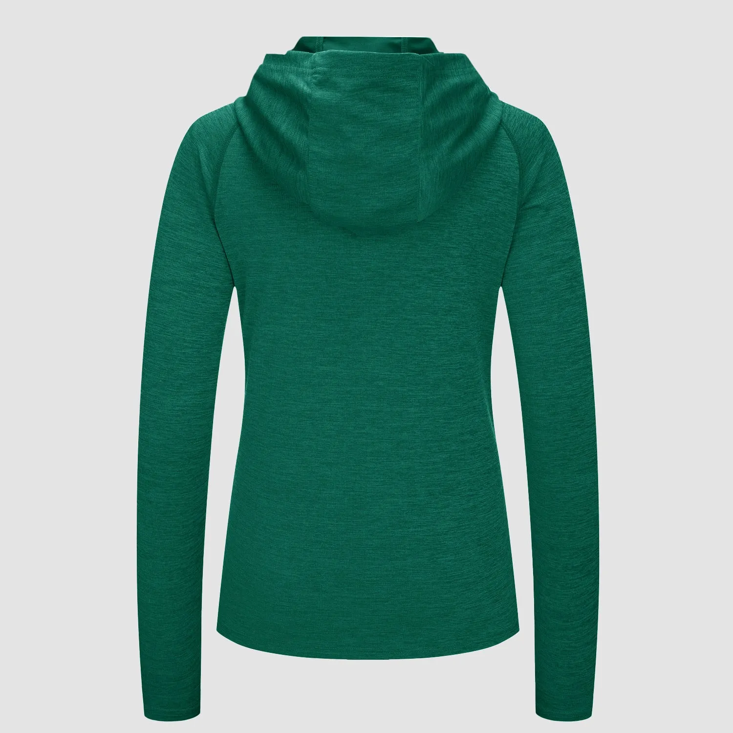 Women's Mint Hoodie Shirts UPF 50  Sun Protection Long Sleeve UV Shirt with Thumb Hole