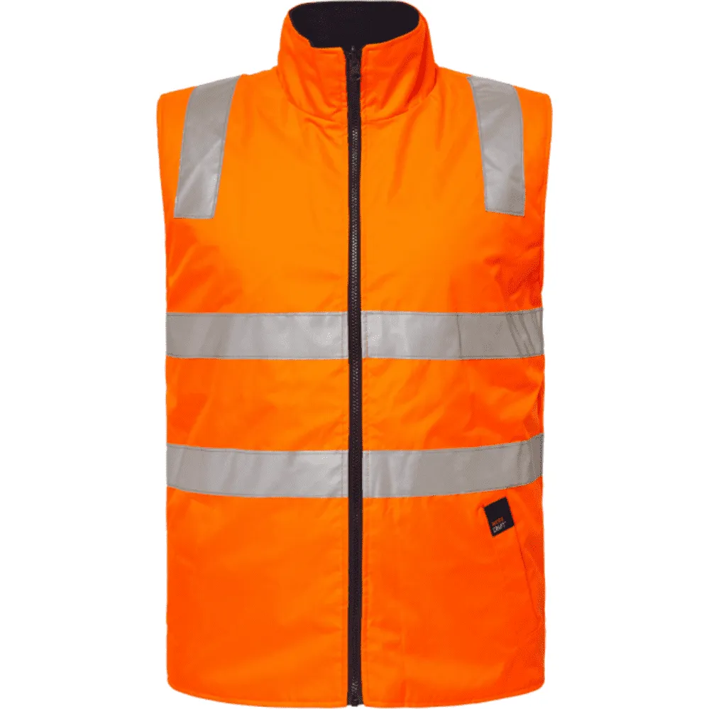 Work Craft Frost Hi Vis Reversible Fleece Vest - WW9014